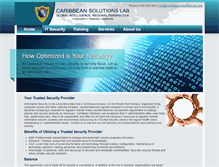 Tablet Screenshot of caribbeansolutionslab.com